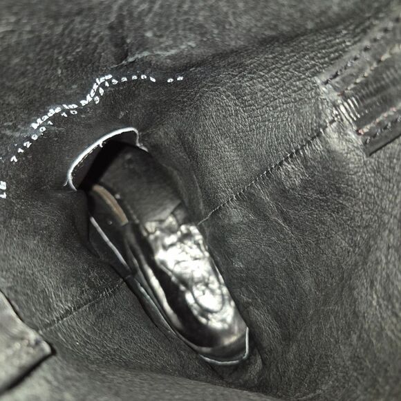 Liberty Black Men's James Distressed Leather Harness Moto Biker Boots 10 - Picture 8 of 9